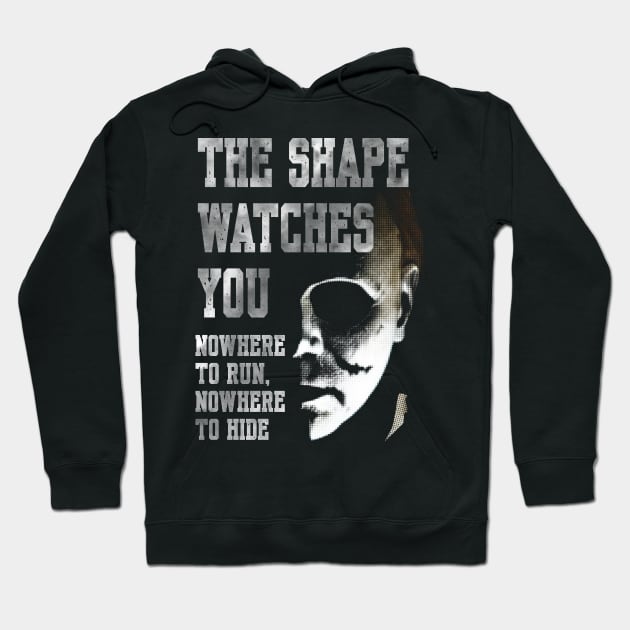 The Shape watches you Hoodie by BAJAJU